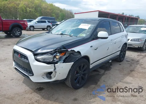 2014 Mitsubishi Outlander Sport Es из США, поврежденный, VIN 4A4AR3AU3EE032778